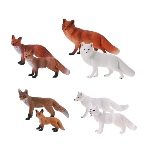 BESPORTBLE 8 Stück Teiliges Fuchsmodell aus Solidem Material Realistische Tiernachbildung als Interessantes Kinderspielzeug und Dekorative Desktop Figuren für Zuhause und Lernzwecke BESPORTBLE 8 Stück Teiliges Fuchsmodell aus Solidem Material Realistische Tiernachbildung als Interessantes Kinderspielzeug und Dekorative Desktop Figuren für Zuhause und Lernzwecke von BESPORTBLE