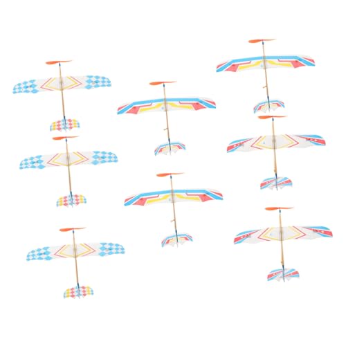 BESPORTBLE Gummiband Flugzeug Modell 8 Stücke Outdoor Spielzeug für Kinder Segelflugzeug mit Gummibandantrieb Lernspielzeug für Technik Experimente für Partys und Freizeitaktivitäten BESPORTBLE Gummiband Flugzeug Modell 8 Stücke Outdoor Spielzeug für Kinder Segelflugzeug mit Gummibandantrieb Lernspielzeug für Technik Experimente für Partys und Freizeitaktivitäten von BESPORTBLE