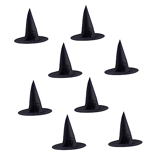 BESPORTBLE 8 Stück Teiliges Halloween Hexenhut Dekorative Wizard Hüte für Halloween Party Cosplay und Festliche Anlässe von BESPORTBLE