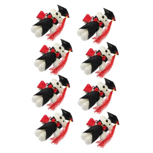 BESPORTBLE 8 Stück Teiliges Kleine Abschlussbären Deko aus Flexiblem Niedliche DIY Bärenpuppen für Abschlusssträuße Geschenkideen für Absolventen und Freunde BESPORTBLE 8 Stück Teiliges Kleine Abschlussbären Deko aus Flexiblem Niedliche DIY Bärenpuppen für Abschlusssträuße Geschenkideen für Absolventen und Freunde von BESPORTBLE