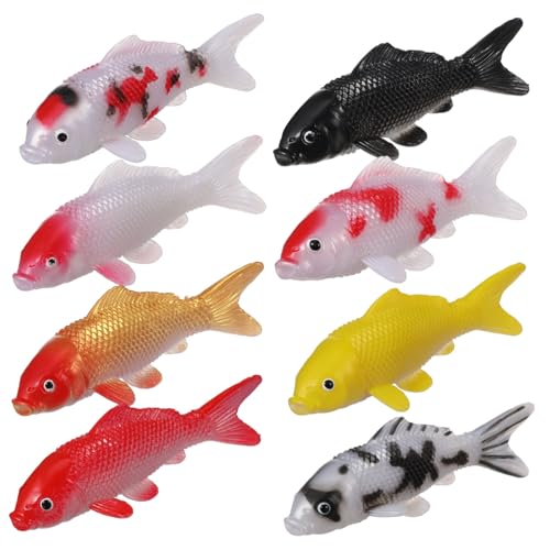 BESPORTBLE 8 Stück Teiliges Künstliche Koi Fische Realistische Schwimmende Dekoration aus Kunststoff Pflegeleichte Aquarium Ornamente für Wohnzimmer Büro und Eventgestaltung Vielseitig BESPORTBLE 8 Stück Teiliges Künstliche Koi Fische Realistische Schwimmende Dekoration aus Kunststoff Pflegeleichte Aquarium Ornamente für Wohnzimmer Büro und Eventgestaltung Vielseitig von BESPORTBLE
