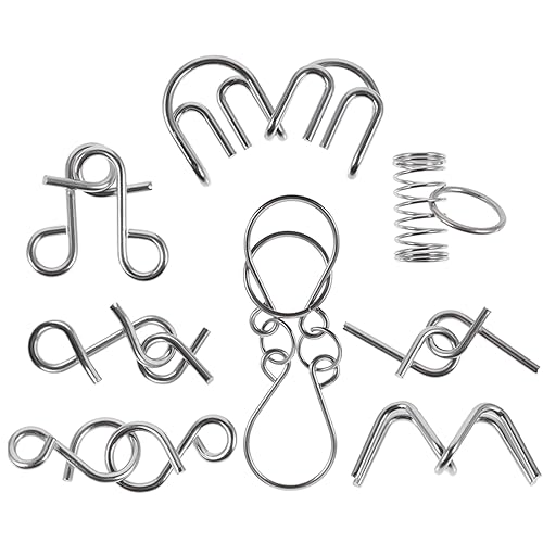 BESPORTBLE 8 Stück Teiliges Metall Puzzle für Senioren Interaktives Gehirntraining gegen Logisches Denkspiel Konzentration und Feinmotorik als Aktivität für Patienten BESPORTBLE 8 Stück Teiliges Metall Puzzle für Senioren Interaktives Gehirntraining gegen Logisches Denkspiel Konzentration und Feinmotorik als Aktivität für Patienten von BESPORTBLE
