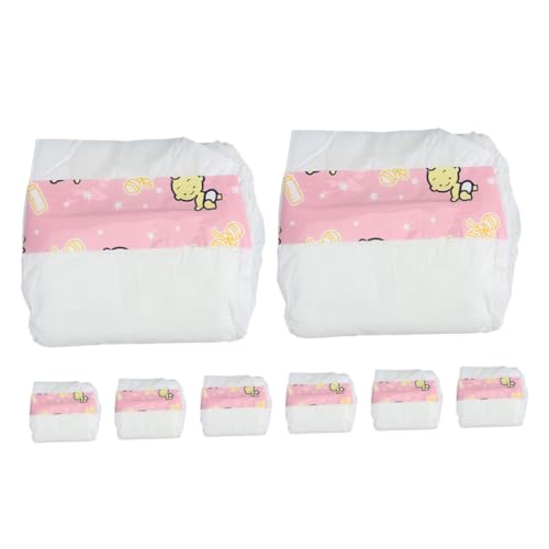 BESPORTBLE 8 Stück Teiliges Mini Puppenwindeln aus Realistische Puppe Zubehör für Rollenspiele Fördert Feinmotorik und Empathie Geeignet für Zuhause Kindergarten und Tagesstätte BESPORTBLE 8 Stück Teiliges Mini Puppenwindeln aus Realistische Puppe Zubehör für Rollenspiele Fördert Feinmotorik und Empathie Geeignet für Zuhause Kindergarten und Tagesstätte von BESPORTBLE