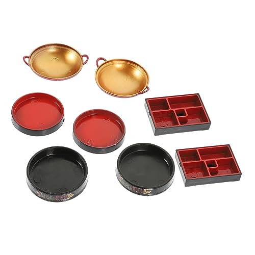 BESPORTBLE 8 Stück Teiliges Miniatur Küchenzubehör für Puppenhaus Japanische Sushi Platten Küchenaccessoires zur Dekoration und Rollenspiel für Sushi Platten Gold Topf BESPORTBLE 8 Stück Teiliges Miniatur Küchenzubehör für Puppenhaus Japanische Sushi Platten Küchenaccessoires zur Dekoration und Rollenspiel für Sushi Platten Gold Topf von BESPORTBLE