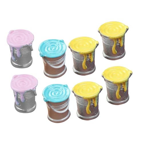 BESPORTBLE 8 Stück Teiliges Miniatur Miniatur Deko Puppenhaus Realistische Mini Farbeimer Bunte Farbmischung Micro Landscape Adornments für Puppenhaus DIY Szenen Gestaltung BESPORTBLE 8 Stück Teiliges Miniatur Miniatur Deko Puppenhaus Realistische Mini Farbeimer Bunte Farbmischung Micro Landscape Adornments für Puppenhaus DIY Szenen Gestaltung von BESPORTBLE