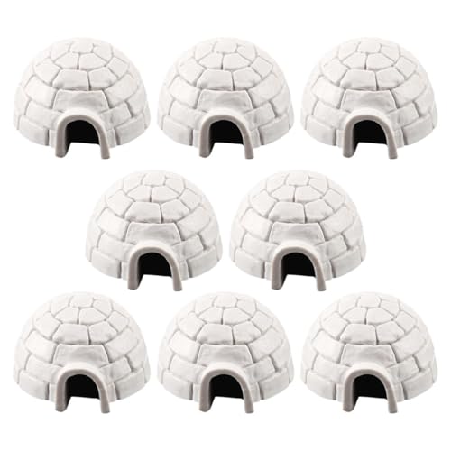 BESPORTBLE 8 Stück Teiliges Miniatur Modelle Realistische Iglus für Dekoration und Lernspielzeug Simulierte Figuren für Weihnachtsbaum und Zuhause Plastisches Design für Langlebige Nutzung BESPORTBLE 8 Stück Teiliges Miniatur Modelle Realistische Iglus für Dekoration und Lernspielzeug Simulierte Figuren für Weihnachtsbaum und Zuhause Plastisches Design für Langlebige Nutzung von BESPORTBLE