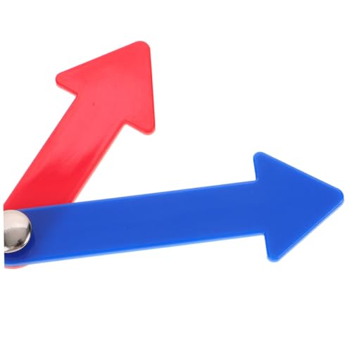 BESPORTBLE 8 Stück Teiliges Set Drehbare Uhrzeiger für Handbedienbare Kunststoff Uhrzeiger Pädagogisches DIY Zubehör Fördert Feinmotorik und Zeitverständnis Geeignet für Schule und von BESPORTBLE