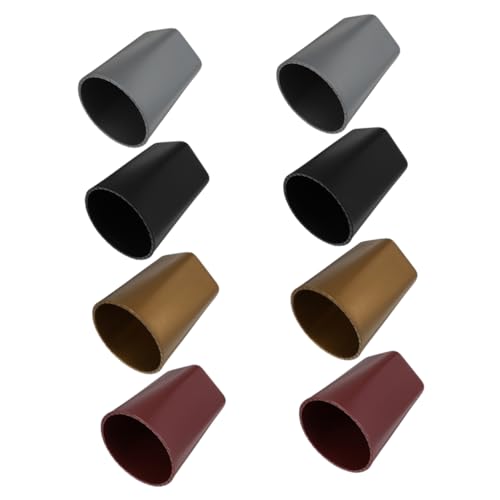 BESPORTBLE 8 Stück Teiliges Stilvolle Würfelbecher aus Kunststoff Professioneller Ktv Würfelhalter für Partys Tischspiele und Indoor Entertainment Schwarz Silber Gold von BESPORTBLE