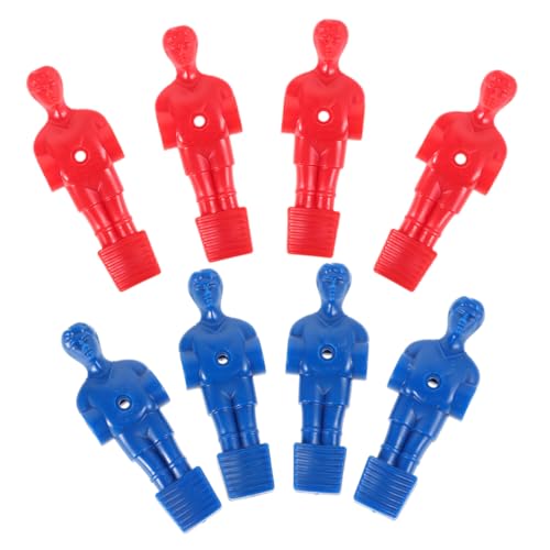 BESPORTBLE 8 Stück Teiliges Tischfußball Spielerset Ersatzfiguren Rot Blau Robuste Foosball Spieler für Tischkicker Kompakt Leicht für und Geselliges Spiel Zuhause oder Büro von BESPORTBLE
