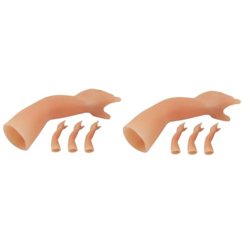 BESPORTBLE 8 Stück Teiliges Zauberrequisiten mit Kleinen Realistischen Fingerhand Spielzeugen für Nahaufnahmen Einfach zu Verwenden Langlebig für Streich und Bühnenzaubertricks von BESPORTBLE