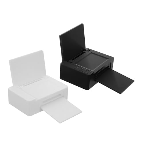 BESPORTBLE 8-teiliges Mini-druckerspielzeug: Mikro-tischdrucker Für Puppenhauselektronik – Puppenhaus-miniaturzubehör Für Fantasievolles Spielen von BESPORTBLE