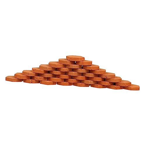 BESPORTBLE 80 Stück Maßstab Realistische Sandtisch Bauklötze für DIY Puppenhaus Feengarten Deko Detailreiche Micro Landschaftsbau Steine in Rot BESPORTBLE 80 Stück Maßstab Realistische Sandtisch Bauklötze für DIY Puppenhaus Feengarten Deko Detailreiche Micro Landschaftsbau Steine in Rot von BESPORTBLE
