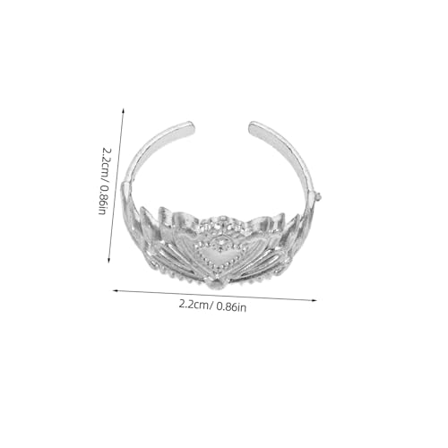 BESPORTBLE 80 Stück Teiliges Miniatur Puppenkrone aus Kunststoff Filigrane Tiara Haarreifen für Puppenhaus Leichte Hautfreundliche Schmuck-Accessoires für Puppen Queen Rollenspiele BESPORTBLE 80 Stück Teiliges Miniatur Puppenkrone aus Kunststoff Filigrane Tiara Haarreifen für Puppenhaus Leichte Hautfreundliche Schmuck-Accessoires für Puppen Queen Rollenspiele von BESPORTBLE