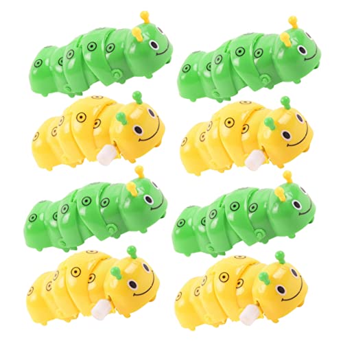 BESPORTBLE 8Stücke Aufziehspielzeug Caterpillar für Lustige Motorische Gastgeschenke Zufälligen Farben für Spiel Koordinationsfähigkeiten von BESPORTBLE