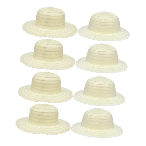 BESPORTBLE 8Stücke DIY Strohhüte Für Weiße Bastelhüte Gestalten Kreatives Bastelset Für Jungen Und Handwerksprojekte BESPORTBLE 8Stücke DIY Strohhüte Für Weiße Bastelhüte Gestalten Kreatives Bastelset Für Jungen Und Handwerksprojekte von BESPORTBLE