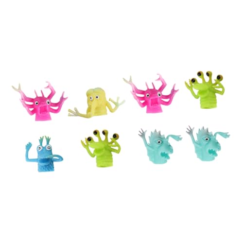 BESPORTBLE 8Stücke Fingerpuppen Lustige Kobold Fingerpuppen Aus Interaktives Fingerspielzeug Für Fördert Kreativität Und Fantasie von BESPORTBLE