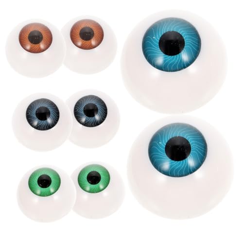 BESPORTBLE 8Stücke Hohle Augäpfel für DIY Puppenzubehör Farbige Augen für Halloween Requisiten Lustige Bastelideen und Kreative Dekorationen Zufällige Farben BESPORTBLE 8Stücke Hohle Augäpfel für DIY Puppenzubehör Farbige Augen für Halloween Requisiten Lustige Bastelideen und Kreative Dekorationen Zufällige Farben von BESPORTBLE