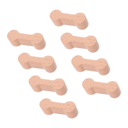 BESPORTBLE 8Stücke Holz Zugspuren Adapter Holzanschlüsse Für Zubehör DIY Bahnstreckenschlüsse Für Kreative Spielmöglichkeiten Und Vielseitig Für Jahren von BESPORTBLE