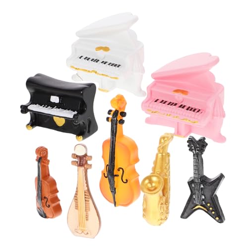 BESPORTBLE 8Stücke Instrumente Puppenhaus Zubehör für Mikrolandschaften Dekoration DIY Projekte Violine Cello Saxophon Gitarre Klavier und Mehr BESPORTBLE 8Stücke Instrumente Puppenhaus Zubehör für Mikrolandschaften Dekoration DIY Projekte Violine Cello Saxophon Gitarre Klavier und Mehr von BESPORTBLE