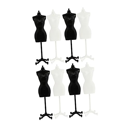 BESPORTBLE 8Stücke Mannequin Modelle Kleiderständer Für Puppen Und Display Rack Für Puppen Kleidung Für DIY Puppenhaus Deko von BESPORTBLE