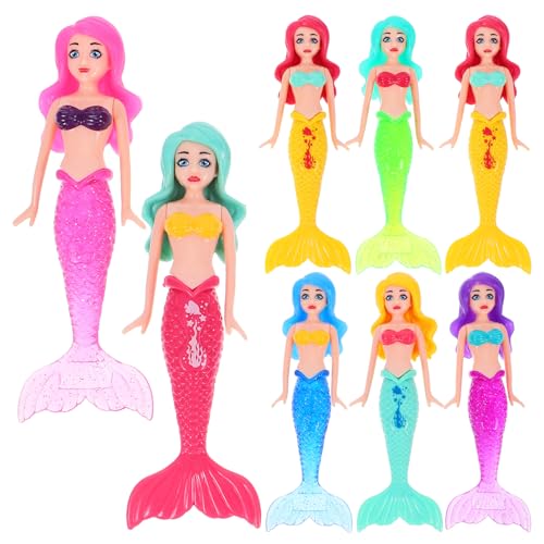 BESPORTBLE 8Stücke Meerjungfrau Tauchspielzeug für Pools Lustige Tragbare Meerjungfrau Modelle aus Kunststoff Wasserspielzeug für Fördert Tauchfähigkeiten und Selbstvertrauen BESPORTBLE 8Stücke Meerjungfrau Tauchspielzeug für Pools Lustige Tragbare Meerjungfrau Modelle aus Kunststoff Wasserspielzeug für Fördert Tauchfähigkeiten und Selbstvertrauen von BESPORTBLE
