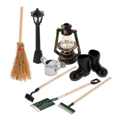 BESPORTBLE 8Stücke Rechen Wasserkanne Besen und Stiefeln für Kreative Gartendekoration und Interaktives BESPORTBLE 8Stücke Rechen Wasserkanne Besen und Stiefeln für Kreative Gartendekoration und Interaktives von BESPORTBLE