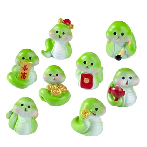 BESPORTBLE 8stücke Teiliges Mini-schlangen-Figuren Resin Dekorative Schlangen-Statue Für DIY Mikrolandschaften Tisch Und Auto-Dekoration Gemischte Designs Für Festliche Anlässe BESPORTBLE 8stücke Teiliges Mini-schlangen-Figuren Resin Dekorative Schlangen-Statue Für DIY Mikrolandschaften Tisch Und Auto-Dekoration Gemischte Designs Für Festliche Anlässe von BESPORTBLE