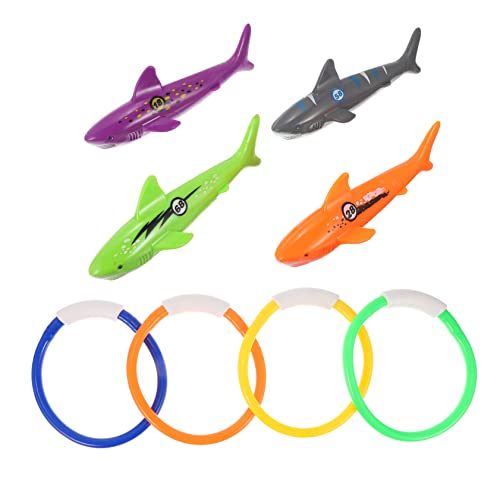 BESPORTBLE 8Stücke Tauchspielzeug Für Taucherringe Haifiguren Für Pool Wasserspielzeug Für Spaß Im Sommer Und Schwimmtraining BESPORTBLE 8Stücke Tauchspielzeug Für Taucherringe Haifiguren Für Pool Wasserspielzeug Für Spaß Im Sommer Und Schwimmtraining von BESPORTBLE