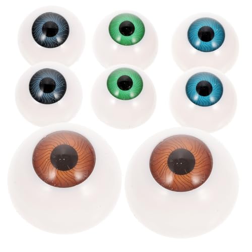 BESPORTBLE 8Stücke Teiliges Hohle Augäpfel für Puppenzubehör DIY Halloween Horror Requisiten Zufällige Farben für Kreative Bastelprojekte und Party Dekorationen BESPORTBLE 8Stücke Teiliges Hohle Augäpfel für Puppenzubehör DIY Halloween Horror Requisiten Zufällige Farben für Kreative Bastelprojekte und Party Dekorationen von BESPORTBLE