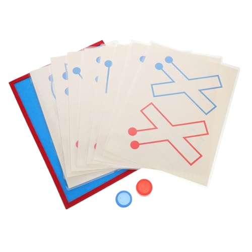 BESPORTBLE 8Stücke Teiliges Interhemisphärisches Trainingsspielzeug Für Kleinkinder Montessori Lernspielzeug Hand Auge Koordination Koordinationsspiel Für Rechte von BESPORTBLE