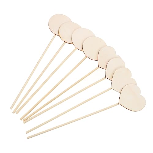 BESPORTBLE 8Stücke Teiliges Magische Zauberstäbe Für DIY Holzstäbe Herz Und Rundstäbe Bastelset Für Fantasiewelten Kreative Bastelprojekte Ab Jahren von BESPORTBLE