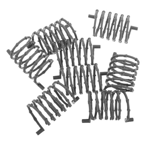 BESPORTBLE 8pcs Building Block Playset Wire Zaun Leitplanke Für DIY Armee Szenen BAU Actionfiguren Plastische Soldaten Zubehör von BESPORTBLE