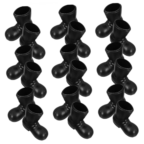 BESPORTBLE 9 Paar Miniatur-weihnachtsmannschuhe: Mini-weihnachtsmannstiefel – Winziges Zwergen-schneemann-schuhmodell Zum Basteln, Weihnachtsdekoration Für Puppenhäuser von BESPORTBLE