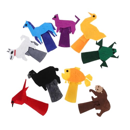 BESPORTBLE 9 Stück Teiliges Tier Fingerpuppen Set für Niedliche Handpuppen für Geschichtenerzählen Leicht und Tragbar Fördert Kreativität und Familienbindung für Kleinkinder BESPORTBLE 9 Stück Teiliges Tier Fingerpuppen Set für Niedliche Handpuppen für Geschichtenerzählen Leicht und Tragbar Fördert Kreativität und Familienbindung für Kleinkinder von BESPORTBLE