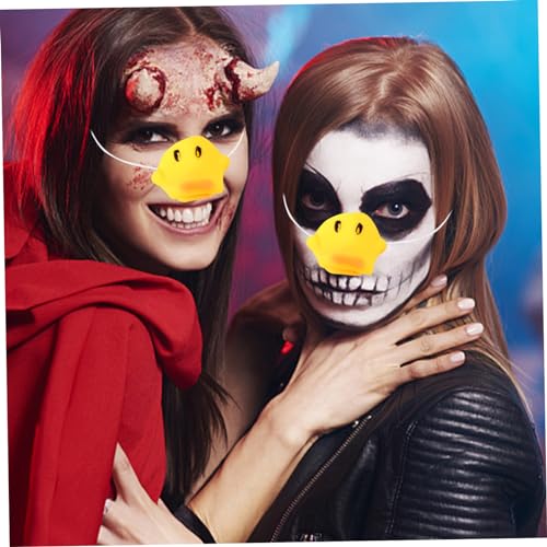 BESPORTBLE 9 Teiliges Entennasen Kostüm Requisiten Leichtes Vinyl Material Komfortabel Elastisch Langlebig und Realistisch für Party Cosplay und Maskerade Zubehör von BESPORTBLE