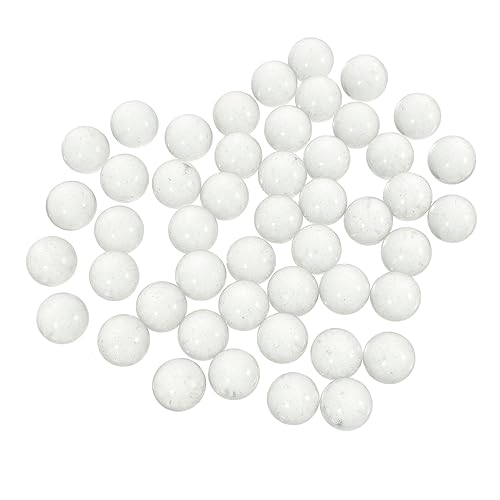 BESPORTBLE 90Stücke Klare Glasmurmeln Deko Perlen für Vasen Aquarien und Bastelprojekte Stabil und Schwer für Blumenarrangements und Kreative Gestaltungen von BESPORTBLE