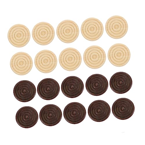 BESPORTBLE 96Stücke Teiliges aus Holz für Schachfiguren Robuste und Langlebige Spielsteine Holzfarbe für Strategien und Spielspaß für Erwachsene BESPORTBLE 96Stücke Teiliges aus Holz für Schachfiguren Robuste und Langlebige Spielsteine Holzfarbe für Strategien und Spielspaß für Erwachsene von BESPORTBLE