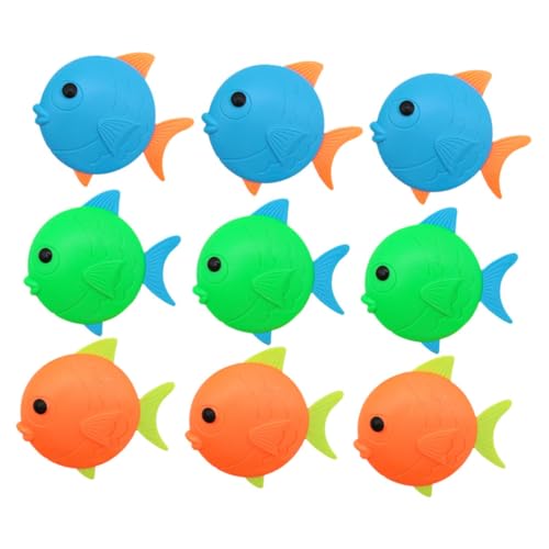 BESPORTBLE 9Stücke Tauchspielzeug Für Unterwasserfische Für Strand Spaßiges Poolspielzeug Für Vorschulalter Fördert Motorik BESPORTBLE 9Stücke Tauchspielzeug Für Unterwasserfische Für Strand Spaßiges Poolspielzeug Für Vorschulalter Fördert Motorik von BESPORTBLE