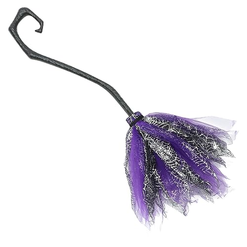 BESPORTBLE Abnehmbarer Hexenbesen Halloween Dekoration Leichtes Kunststoff Hexenbesen Requisite Für Kostüm Party Mädchen Karneval von BESPORTBLE