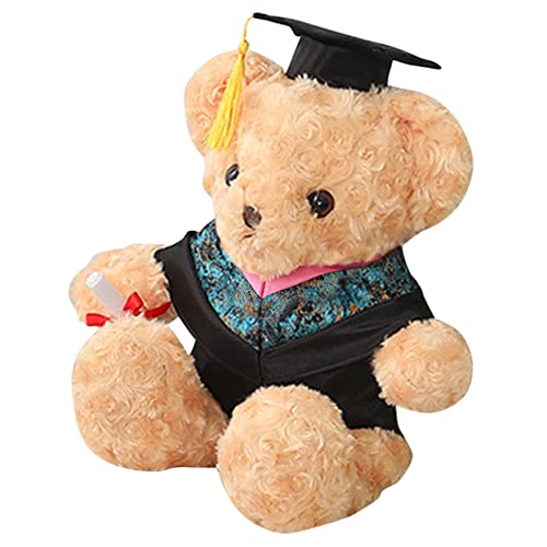 BESPORTBLE Abschluss Bär mit Hut Einzigartiges Plüschtier für Graduierung Perfektes zur des Schulabschlusses Gemütlich und Flauschig für Freunde und Familie von BESPORTBLE