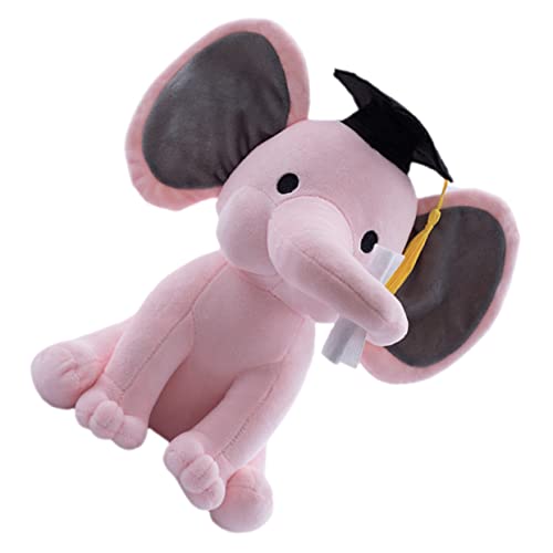 BESPORTBLE Abschluss Elefant Plüschspielzeug mit Doktorhut Süßes Stofftier als für Absolventen für Abschlussfeiern und Liebevolle für Graduierte von BESPORTBLE