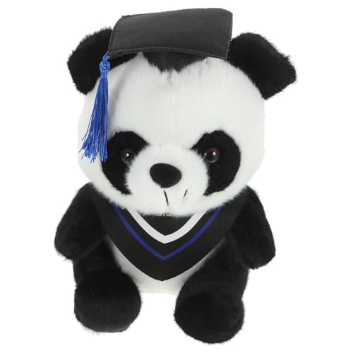 BESPORTBLE Abschluss Panda Plüschpuppe Mit Dreiecks Schal Süßes Für Absolventen Dekoratives Kuscheltier Für Abschlussfeiern Niedliches Panda Erfolge von BESPORTBLE