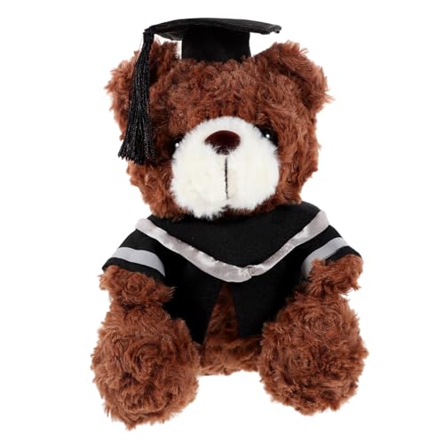 BESPORTBLE Abschlussbär Plüsch mit Graduierungsmütze Süßes für Absolventen Flauschiger Bär mit Quaste für Abschlussfeiern und Dekoration Personalisierbar BESPORTBLE Abschlussbär Plüsch mit Graduierungsmütze Süßes für Absolventen Flauschiger Bär mit Quaste für Abschlussfeiern und Dekoration Personalisierbar von BESPORTBLE