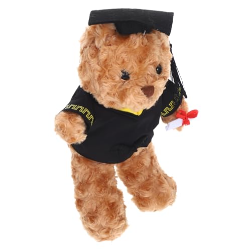 BESPORTBLE Abschlussbär Plüschpuppe mit Promotionshut Kuscheltier für Abschlussfeier Weicher Gefüllter Bär Vielseitig Einsetzbar als Deko oder Kissen Geschenkidee BESPORTBLE Abschlussbär Plüschpuppe mit Promotionshut Kuscheltier für Abschlussfeier Weicher Gefüllter Bär Vielseitig Einsetzbar als Deko oder Kissen Geschenkidee von BESPORTBLE