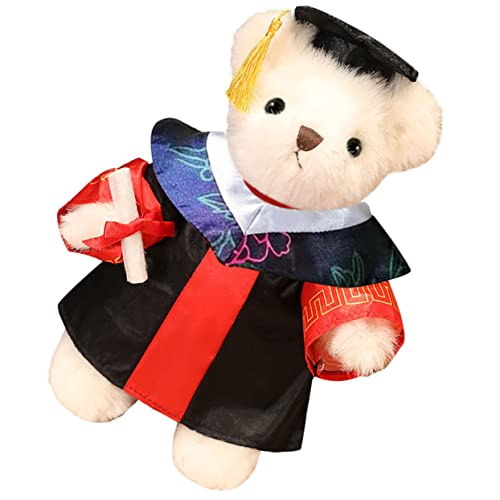 BESPORTBLE Abschlussbär Plüschspielzeug mit Doktorhut und Perfektes Abschlussgeschenk für Frauen Graduierung Kuscheltier für Partydekoration und Erinnerungsstück von BESPORTBLE