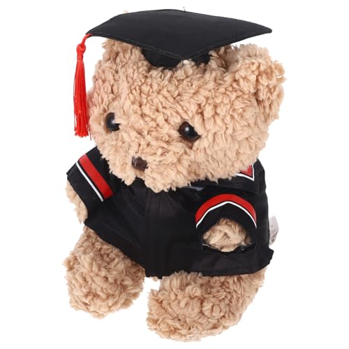 BESPORTBLE Abschlussbär mit Doktorhut Kuscheltier aus Weichem Plüsch für Absolventen Vielseitig Einsetzbar Dekoration oder Atmungsaktiv BESPORTBLE Abschlussbär mit Doktorhut Kuscheltier aus Weichem Plüsch für Absolventen Vielseitig Einsetzbar Dekoration oder Atmungsaktiv von BESPORTBLE
