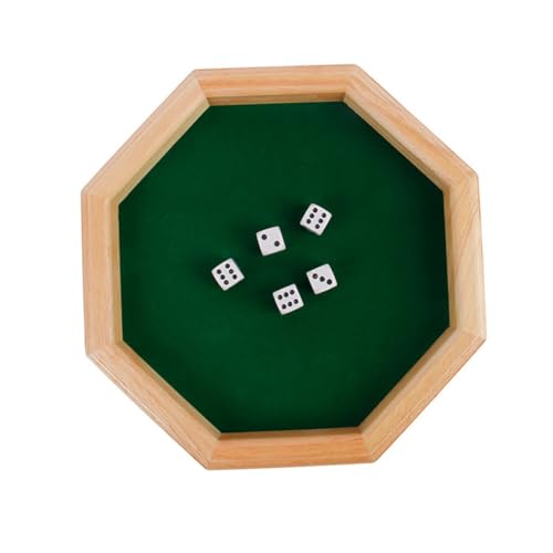 BESPORTBLE Achteckiges Würfelspiel für Party und Bar Doppelseitige Trinkspielwürfel Robustes Freizeitspielzeug für Unterhaltung und Geburtstagsfeiern Tragbar und Handfreundlich von BESPORTBLE