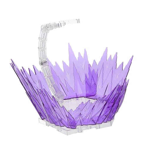 BESPORTBLE Actionfigur Ständer mit Spezialeffekt Displaybasis für Anime Modelle Stabiler Kunststoff Doll Figure Stand Einfach zu Verwenden Tragbar und Platzsparend für Sammler von BESPORTBLE