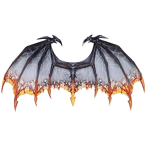 BESPORTBLE Adler-tierflügel Faltbare Flügel Für Cosplay Drachenkostüm Dunkle Flügel Drachenflügelkostüm Cosplay Flügel Groß Drachen Cosplay Flügel Cosplay Adlerflügel Halloween Kind Batsuit von BESPORTBLE