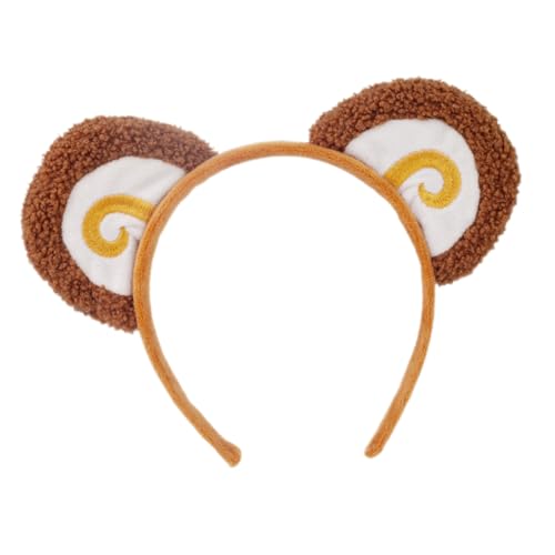BESPORTBLE Affenohren Kopfschmuck Affenohren Haarband Kostüm Affenzubehör Tier Niedliches Ohren Stirnband Kleines Mädchen Haarschmuck Fleece von BESPORTBLE